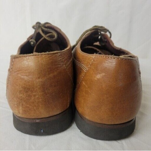 Orvis Size 12  Leather Lace Up Boat Shoes Style LIght Brown OV80208 - Picture 7 of 11